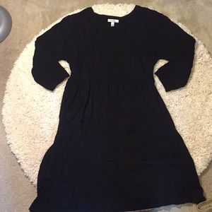 Dressbarn 14/16 thick black sweater dress